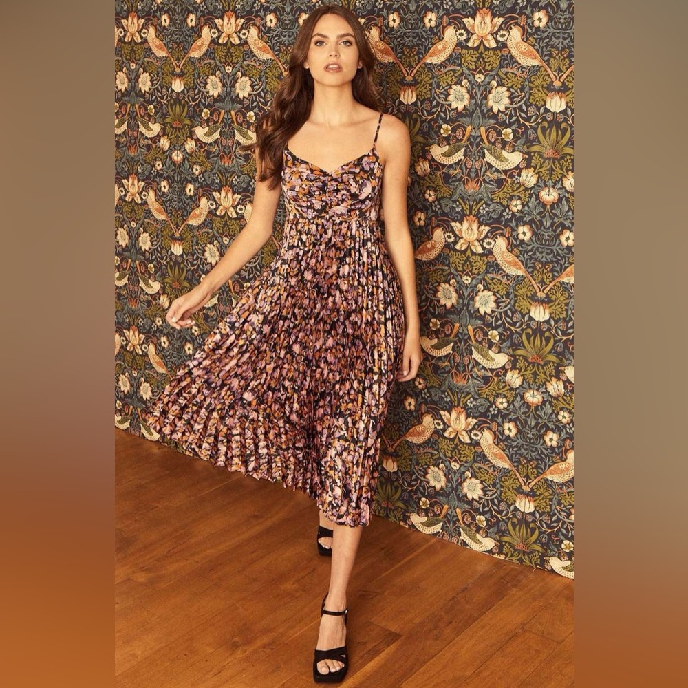 NWT Caballero Donna Dress, Falling Blush Flowers